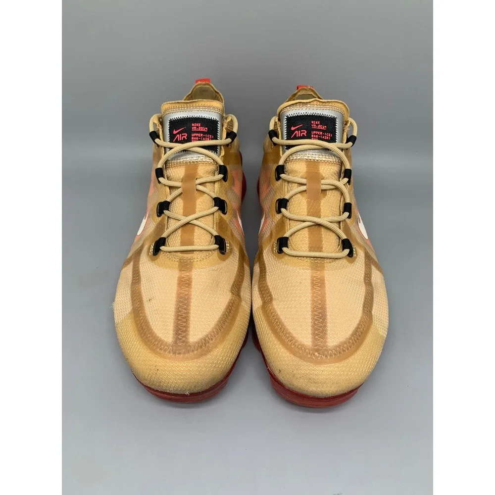 Nike Air VaporMax 2019 Club Gold Running Shoes AR6631-701‎ Men's Sz 12